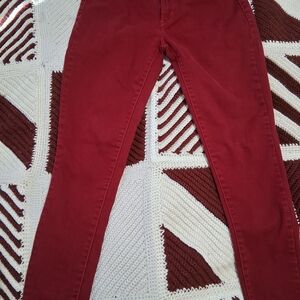 Signature by Levi Strauss Women's Burgundy Skinny Jeans